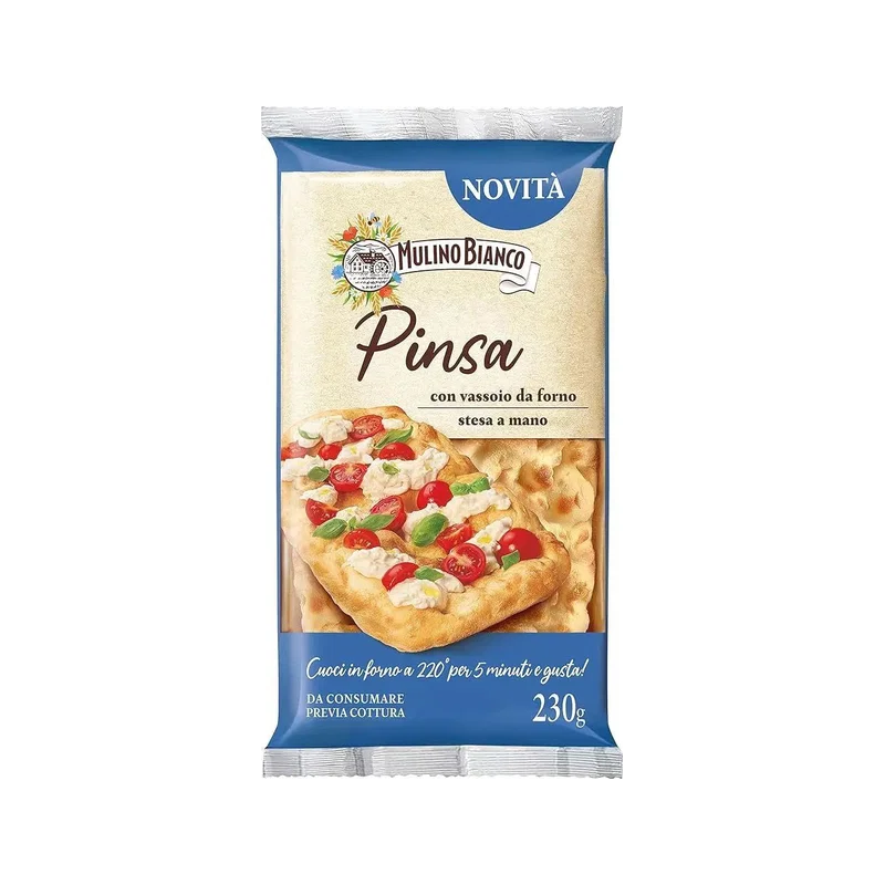 Mulino Bianco Pinsa 230 g, bodem om te beleggen met ovenschaaltje