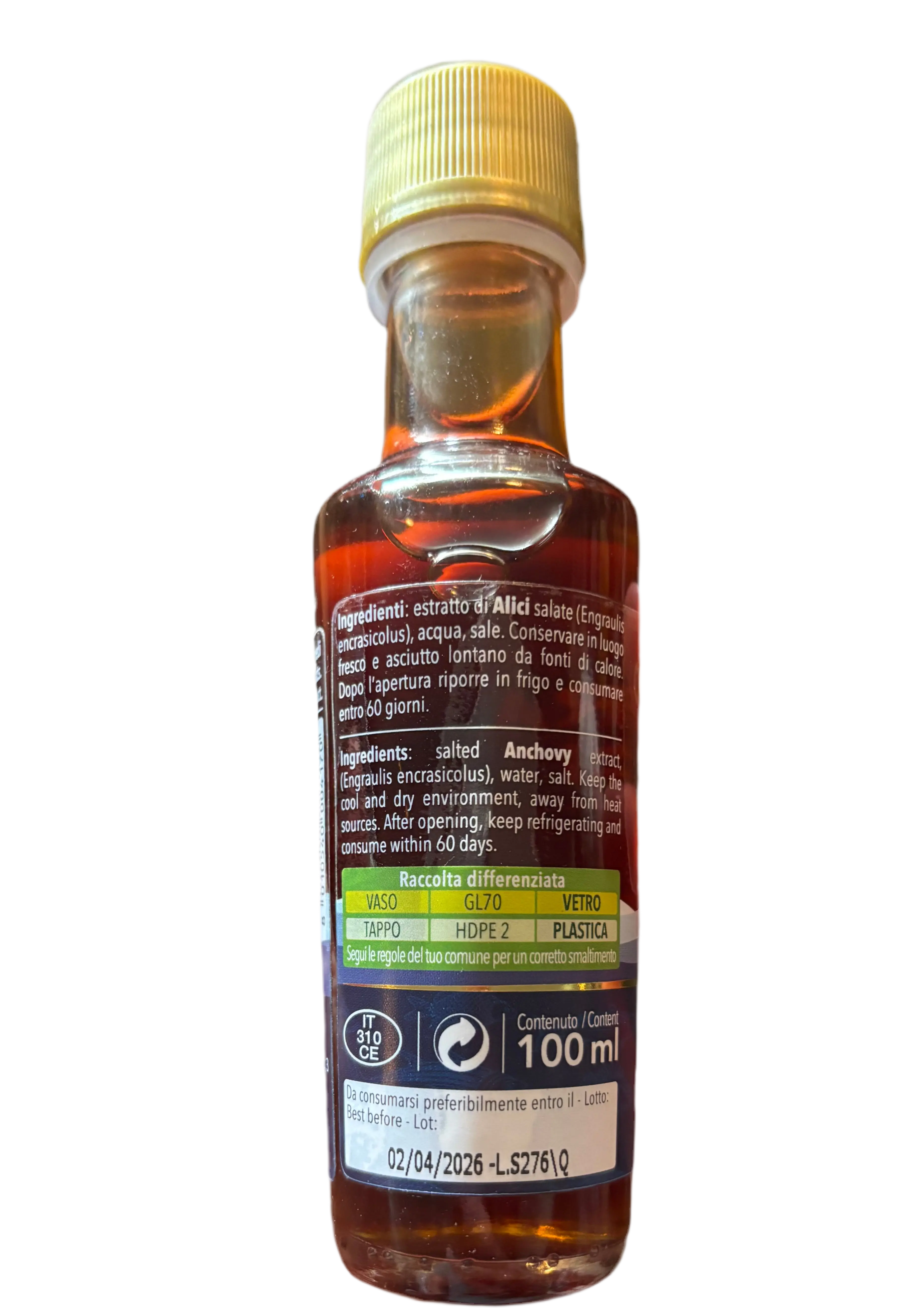 Il Faro Colatura di Alici 100ml-Olio-  Il Faro