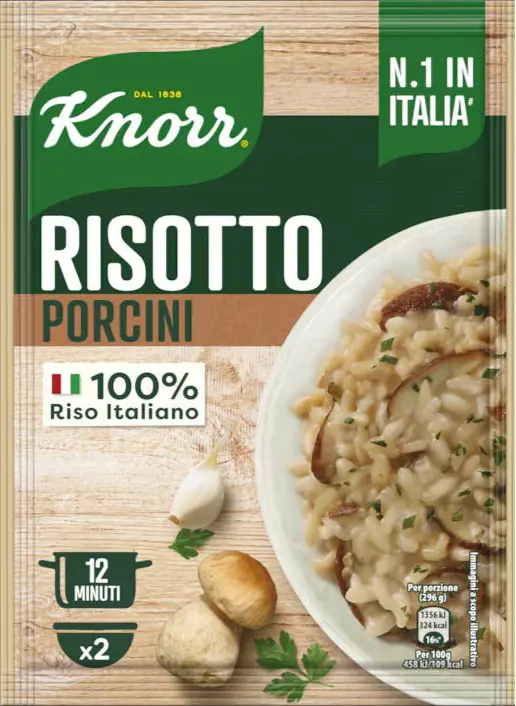 Knorr Risotto ai Funghi Porcini 175gr-Risotti pronti-  Knorr