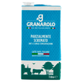 Granarolo latte parzialmente scremato UHT 1 litro, brick azzurro con tappo