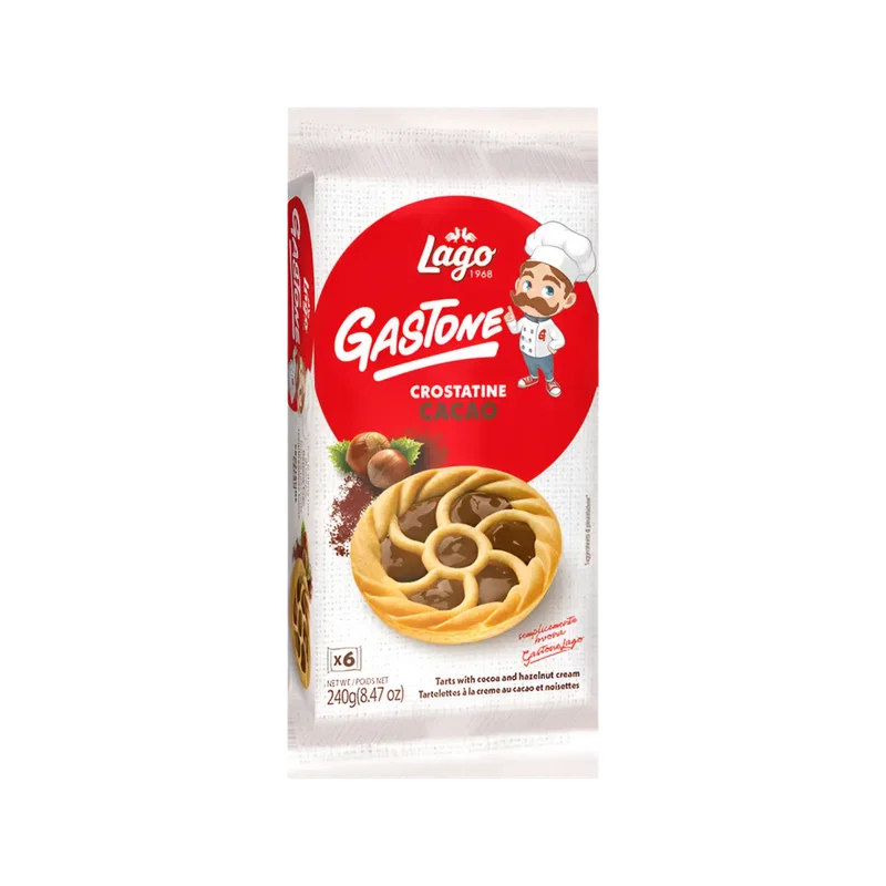 Lago Crostatine al Cacao 6pz 240 gr - Merendine - Lago