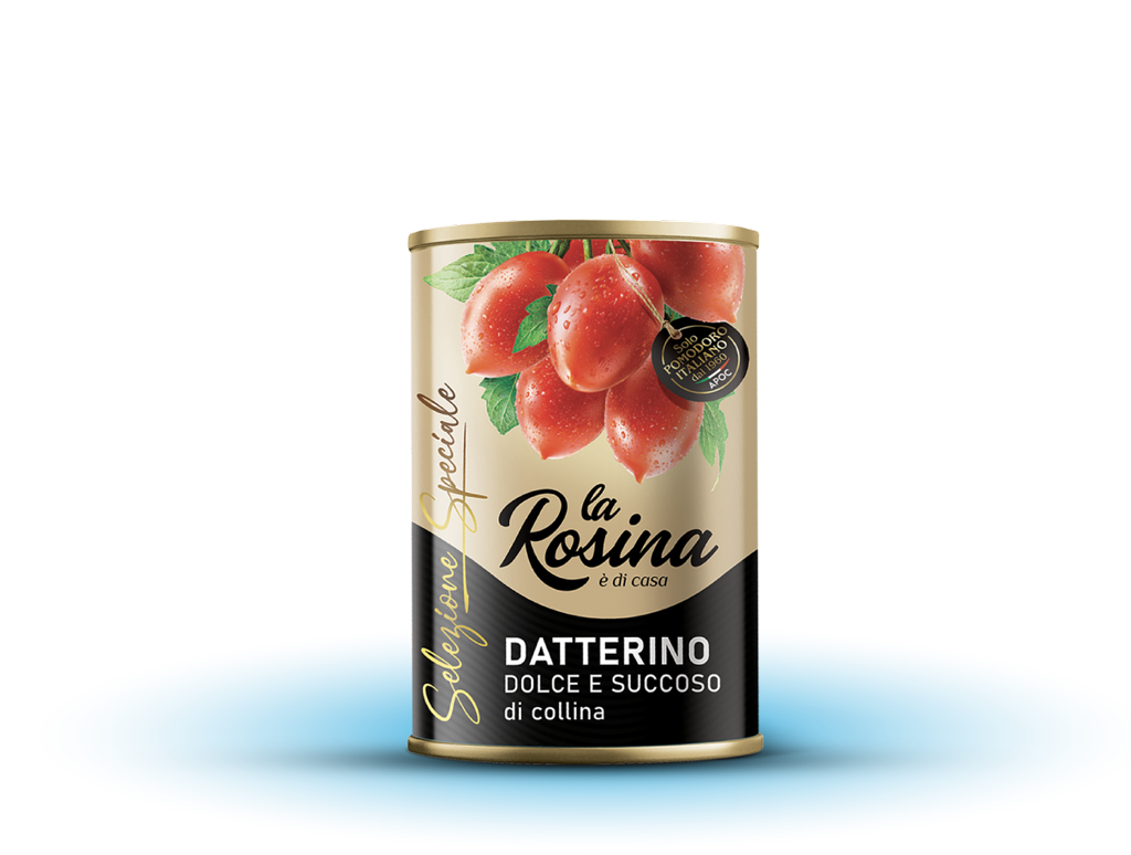 La Rosina Pomodori Datterini – 400 g | Dolce e succoso di collina - Passate e Pomodori in scatola - La Rosina