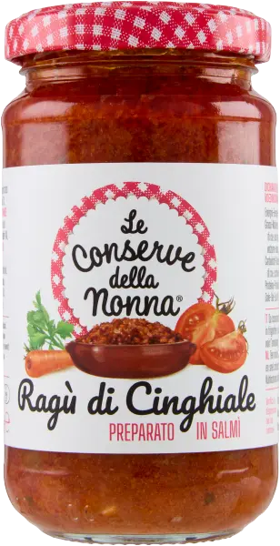 Le Conserve della Nonna Ragù di Cinghiale 190 gr - Spesa da Antonio