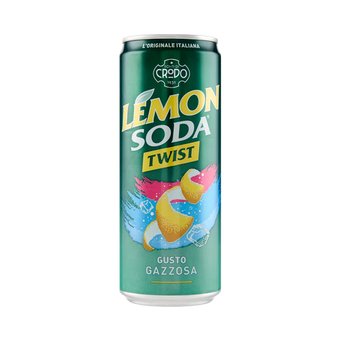 Lemonsoda Twist 330 ml, lattina di bibita frizzante agli agrumi
