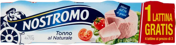 Nostromo Tonno Al Naturale 70 gr x 4 - Spesa da Antonio