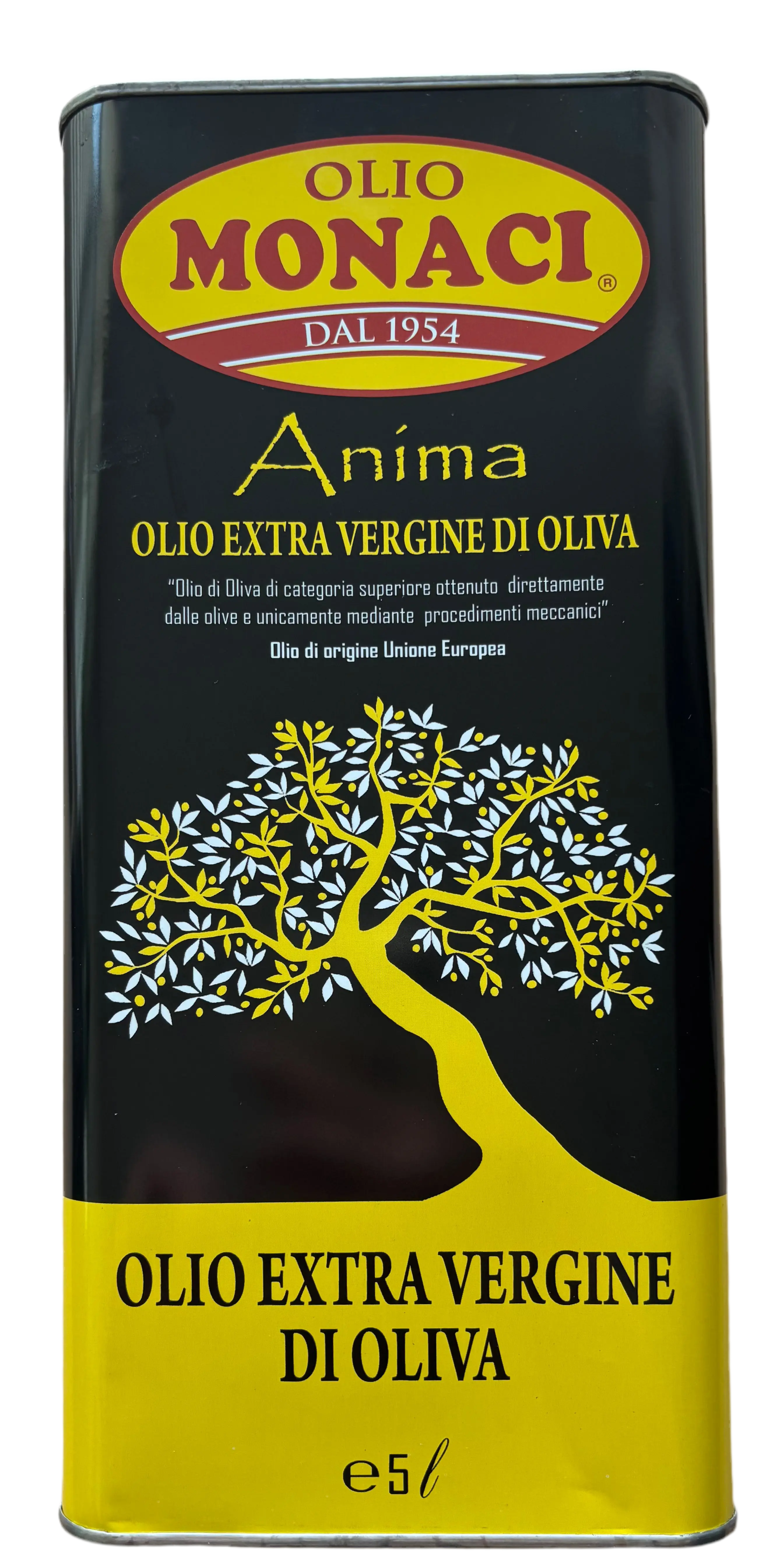 Olio Extravergine d’Oliva Monaci 5L-Olio-  Spesa da Antonio