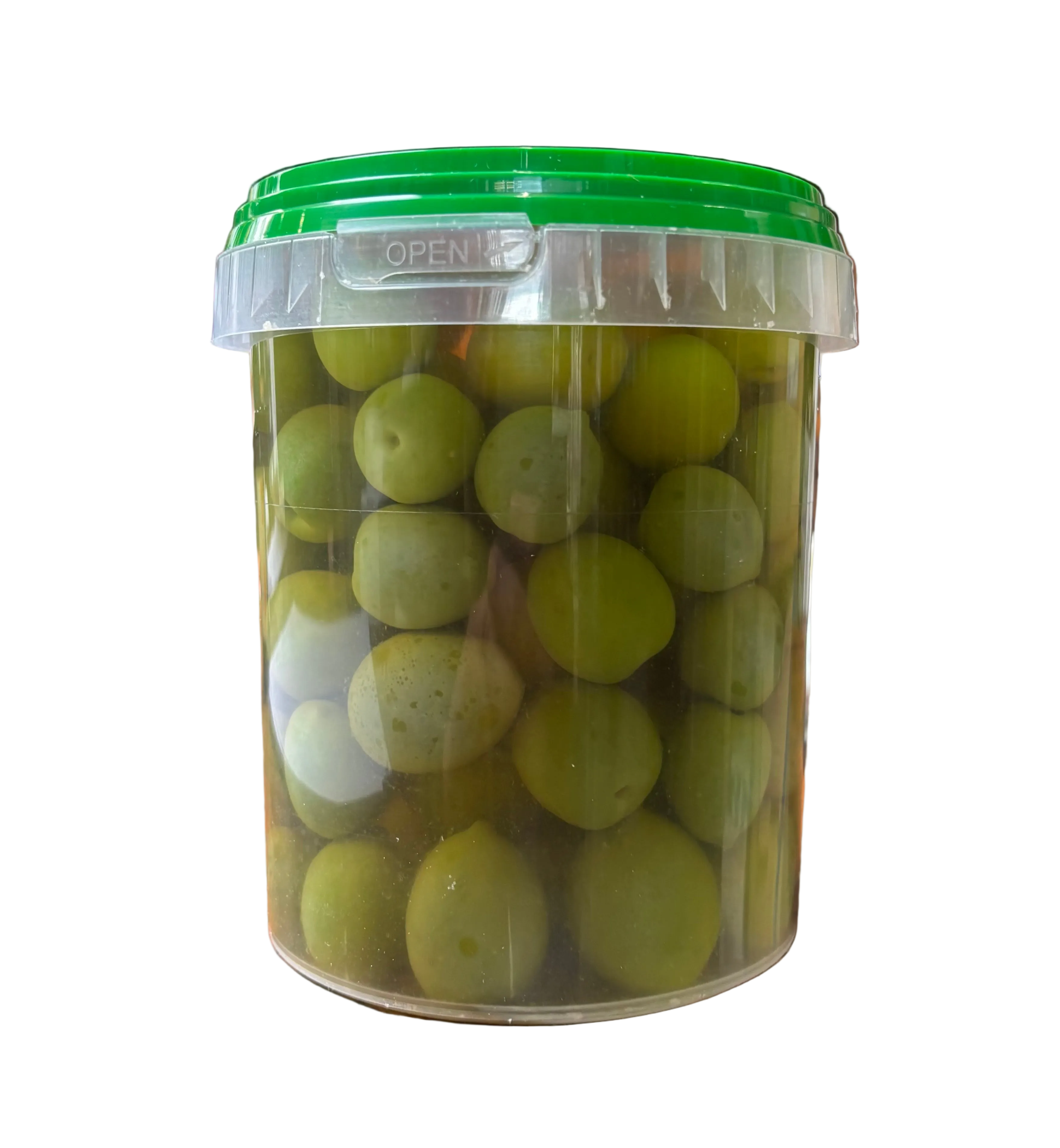 Olive Verdi Dolci Grandi di Sicilia in Salamoia 450 g – Miccio