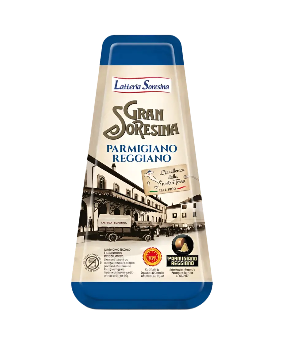 Parmiggiano Reggiano DOP Gran Soresina 200gr (oltre 18 mesi) - Formaggi - Latteria Soresina