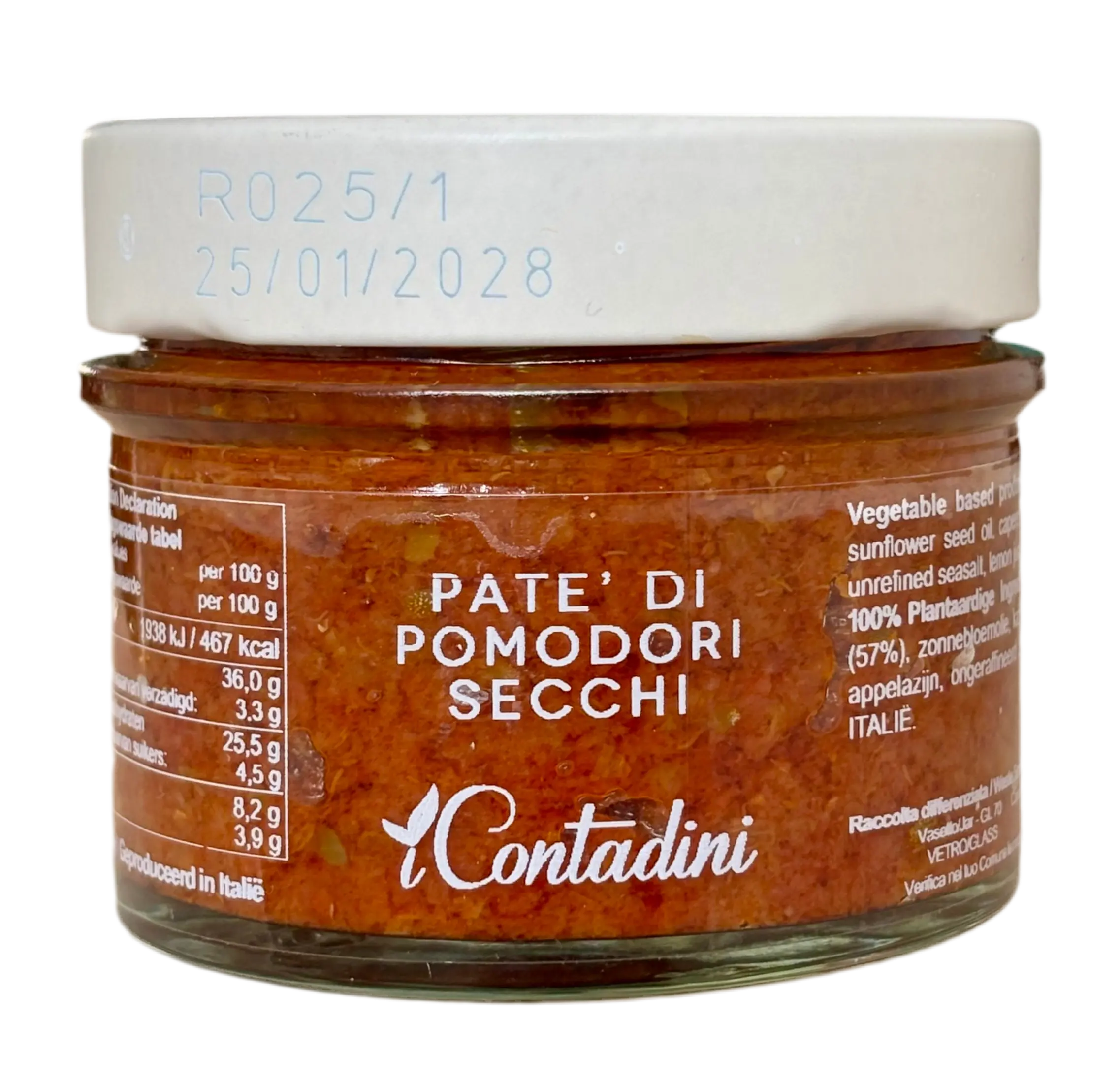 Patè di Pomodori Secchi “I Contadini” - Pesti e Sughi pronti - Spesa da Antonio