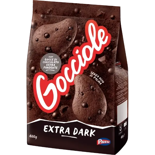 Pavesi Gocciole Extra Dark 400gr-Biscotti- Product vendor