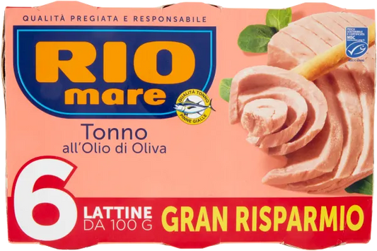 Rio Mare Tonno all'Olio d'Oliva 6 x 100 gr - Spesa da Antonio