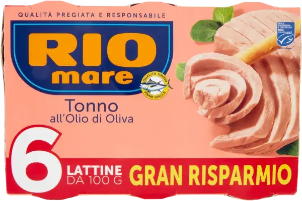 Rio Mare Tonno all'Olio d'Oliva 6 x 100 gr - Spesa da Antonio