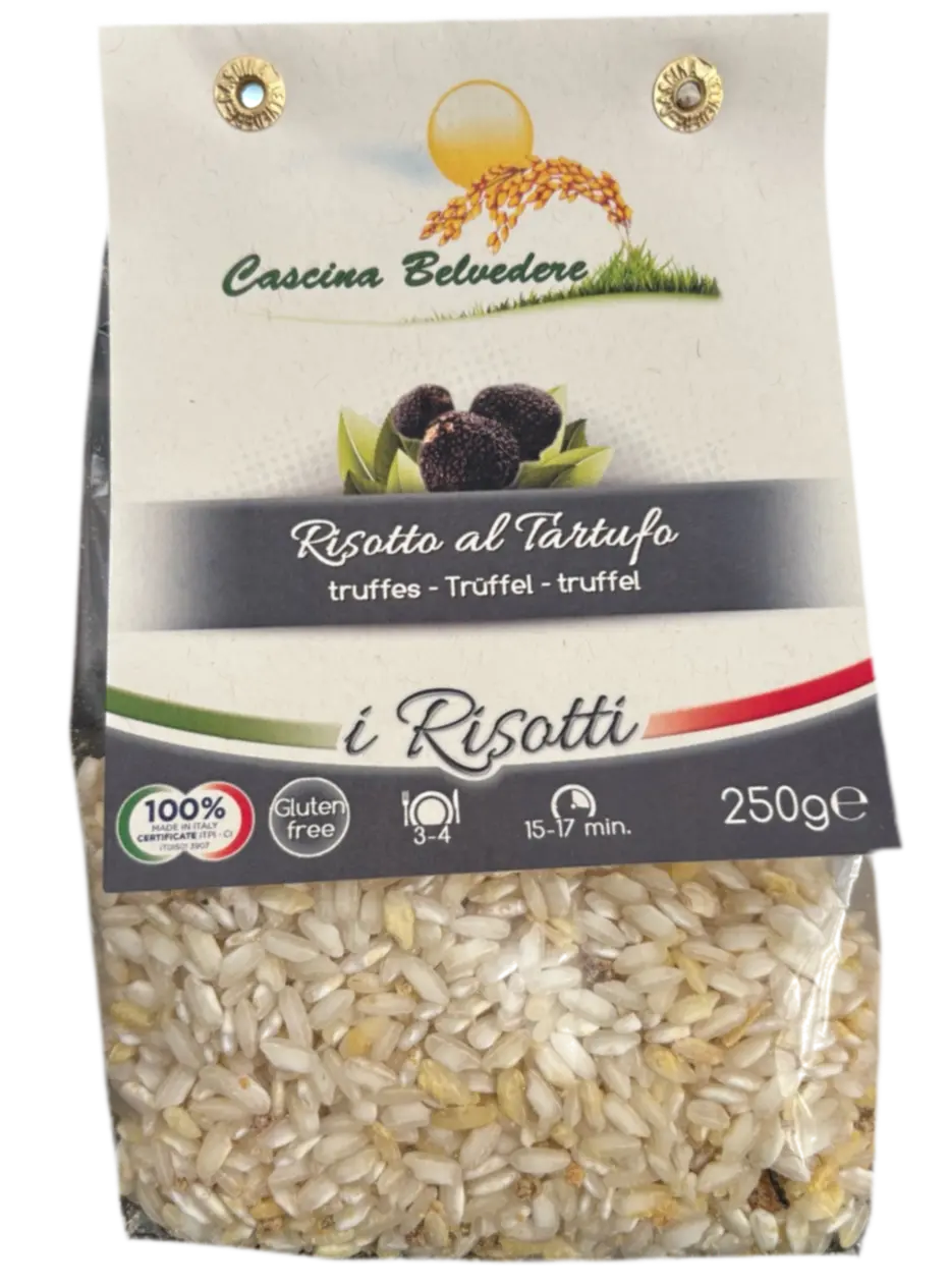 Risotto al Tartufo Cascina Belvedere Senza Glutine 250gr - Risotti pronti - Product vendor