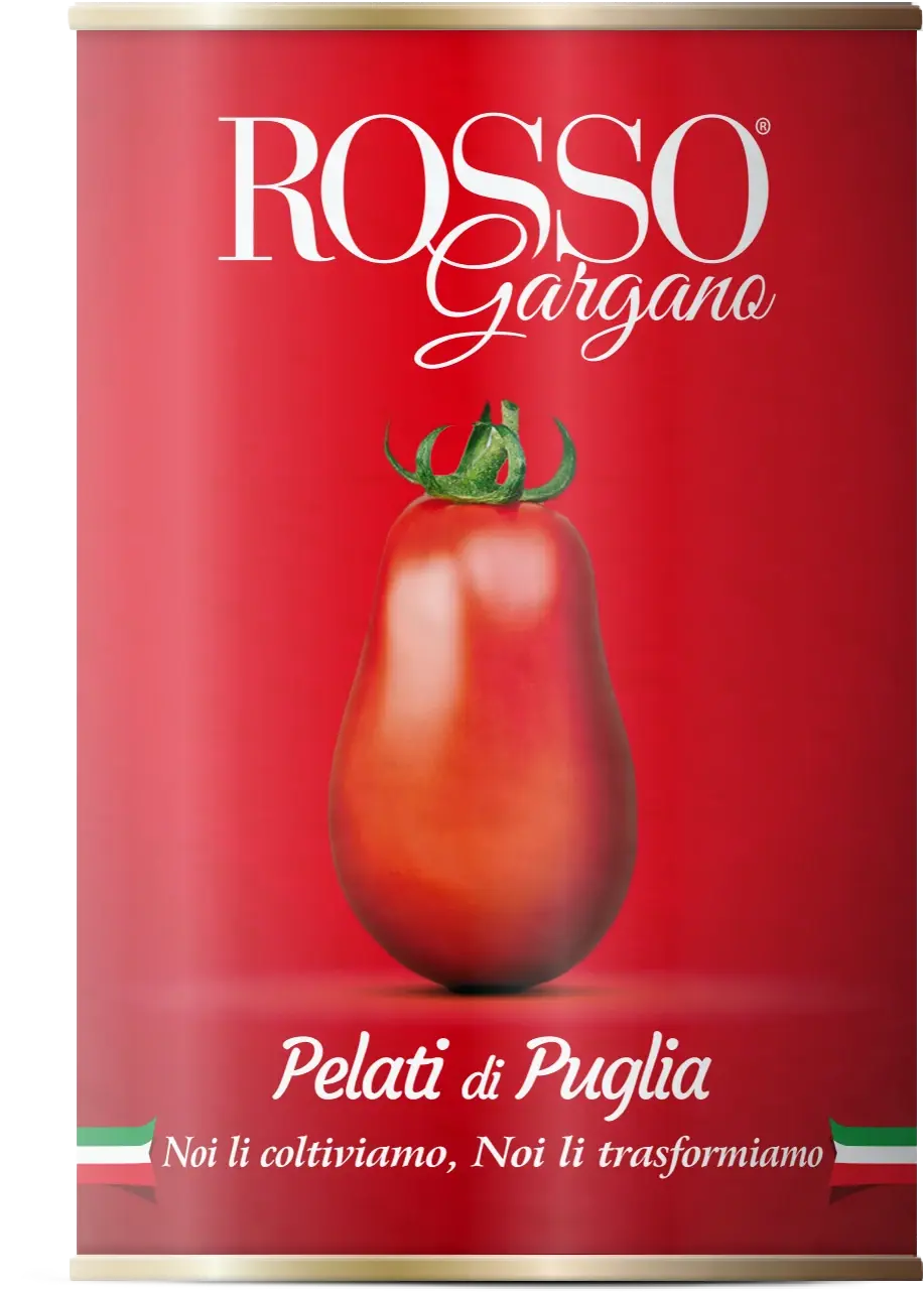 Rosso Gargano Pomodori Pelati di Puglia 400 gr - Spesa da Antonio