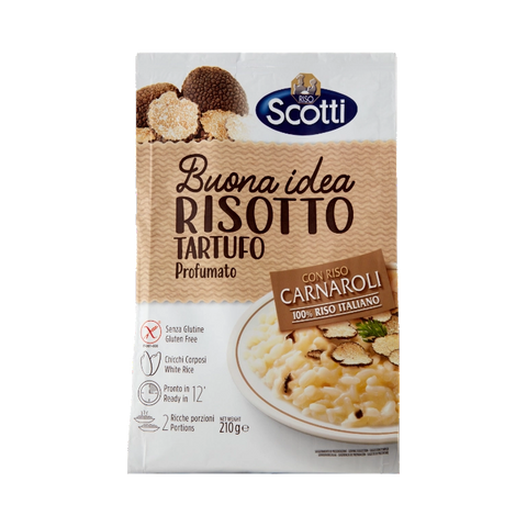Scotti Buona Idea Risotto Tartufo Profumato 210 g, busta con riso Carnaroli