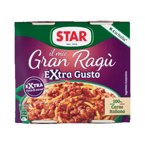 Star Gran Ragù Extra Gusto 2x180g - Pesti e Sughi pronti - Star