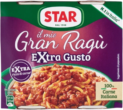 Star Gran Ragù Extra Gusto 2x180g - Pesti e Sughi pronti - Star