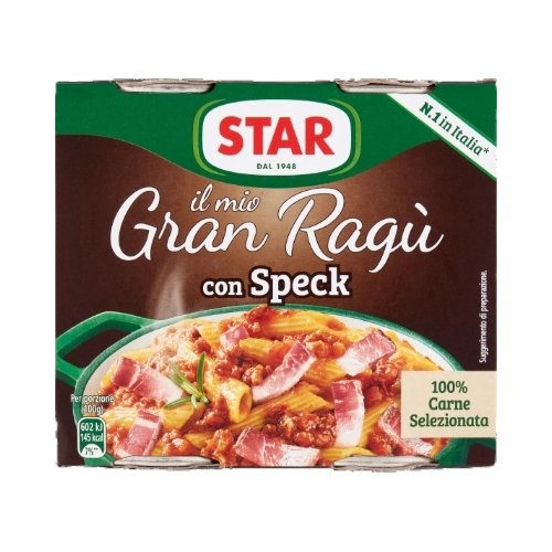 Star Gran Ragù allo Speck 2x180g - Pesti e Sughi pronti - Star