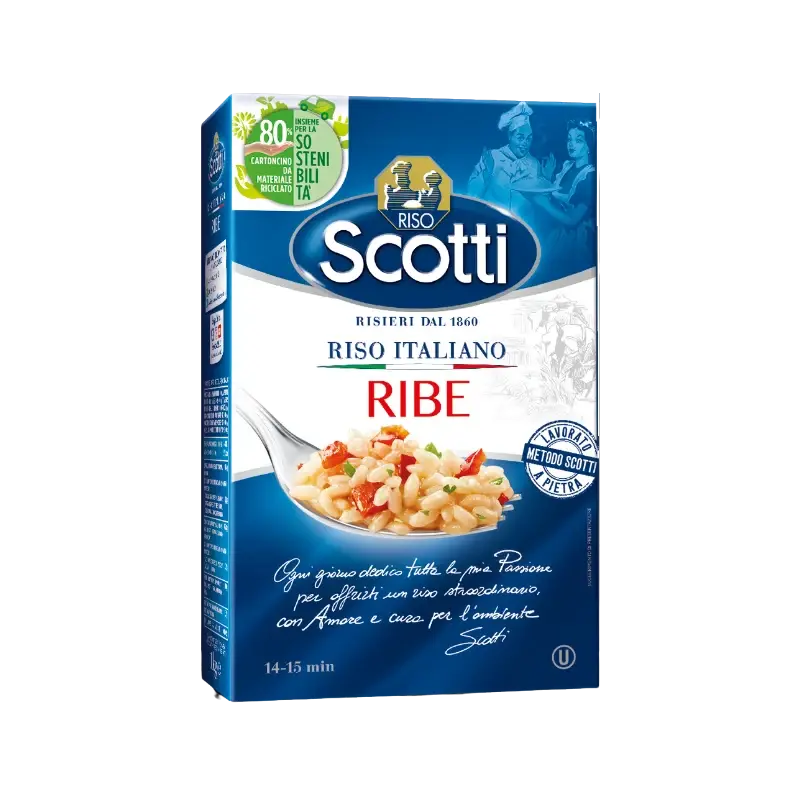 Gallo Ribe rijst 500 g, Italiaanse witte rijst met slanke korrel