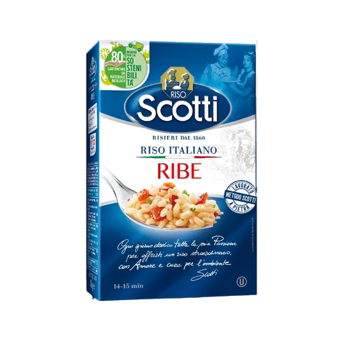 Gallo Riso Ribe 500 g, riso bianco italiano dal chicco affusolato