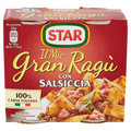 Star Gran Ragu con Salsiccia - 2 x 180 gr - Pesti e Sughi pronti - Star