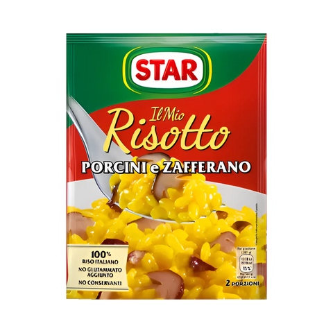 Star Il Mio Risotto Porcini e Zafferano 175 g, busta per due porzioni