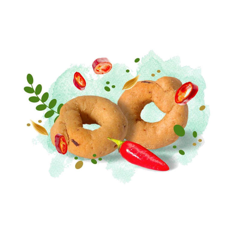 Tarallini al Peperoncino 250 gr - Fiore di Puglia - Snacks Salati - Fiore di Puglia