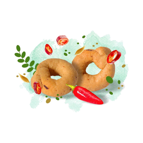 Fiore di Puglia Taralli al Peperoncino 250 g, taralli da forno piccanti con peperoncino