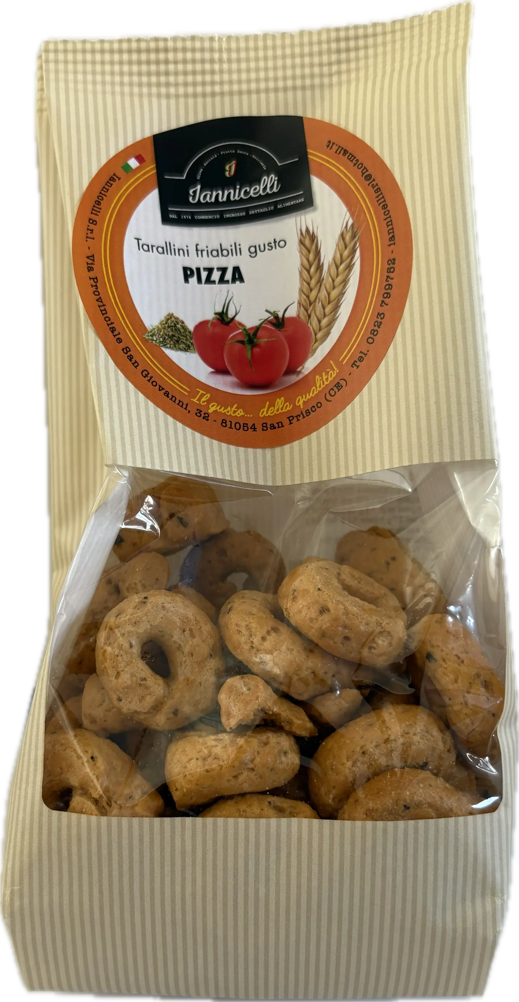 Tarallini Friabili Gusto Pizza 200gr-Snacks Salati- Product vendor