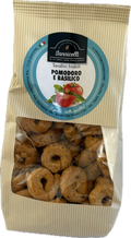 Tarallini Friabili Gusto Pomodoro e Basilico 200gr-Patatine e Snack- Product vendor