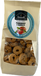 Tarallini Friabili Gusto Pomodoro e Basilico 200gr-Patatine e Snack- Product vendor