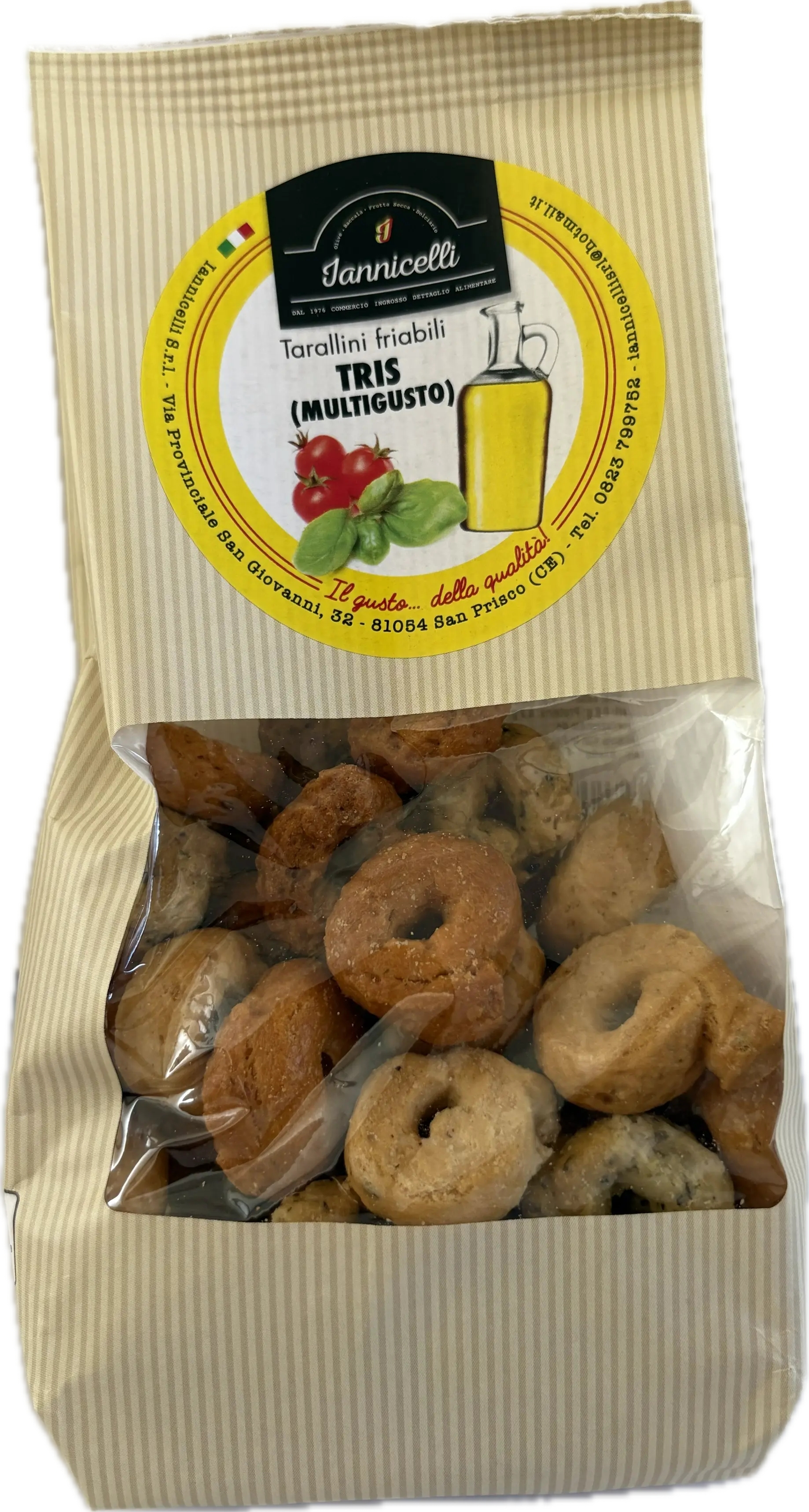 Tarallini Friabili Tris Multigusto 200gr-Patatine e Snack- Product vendor