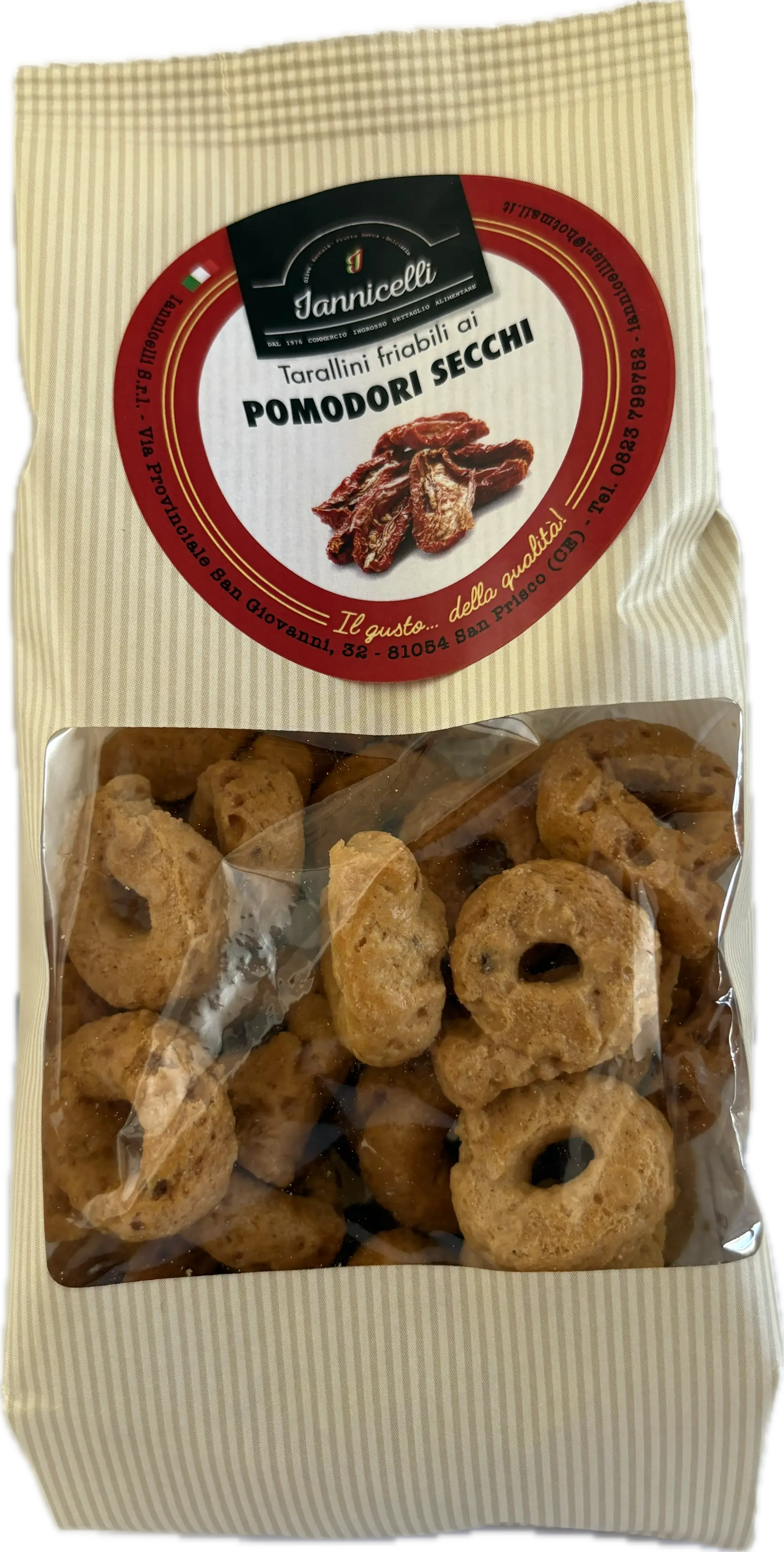 Tarallini Friabili ai Pomodori Secchi 200 gr-- Product vendor