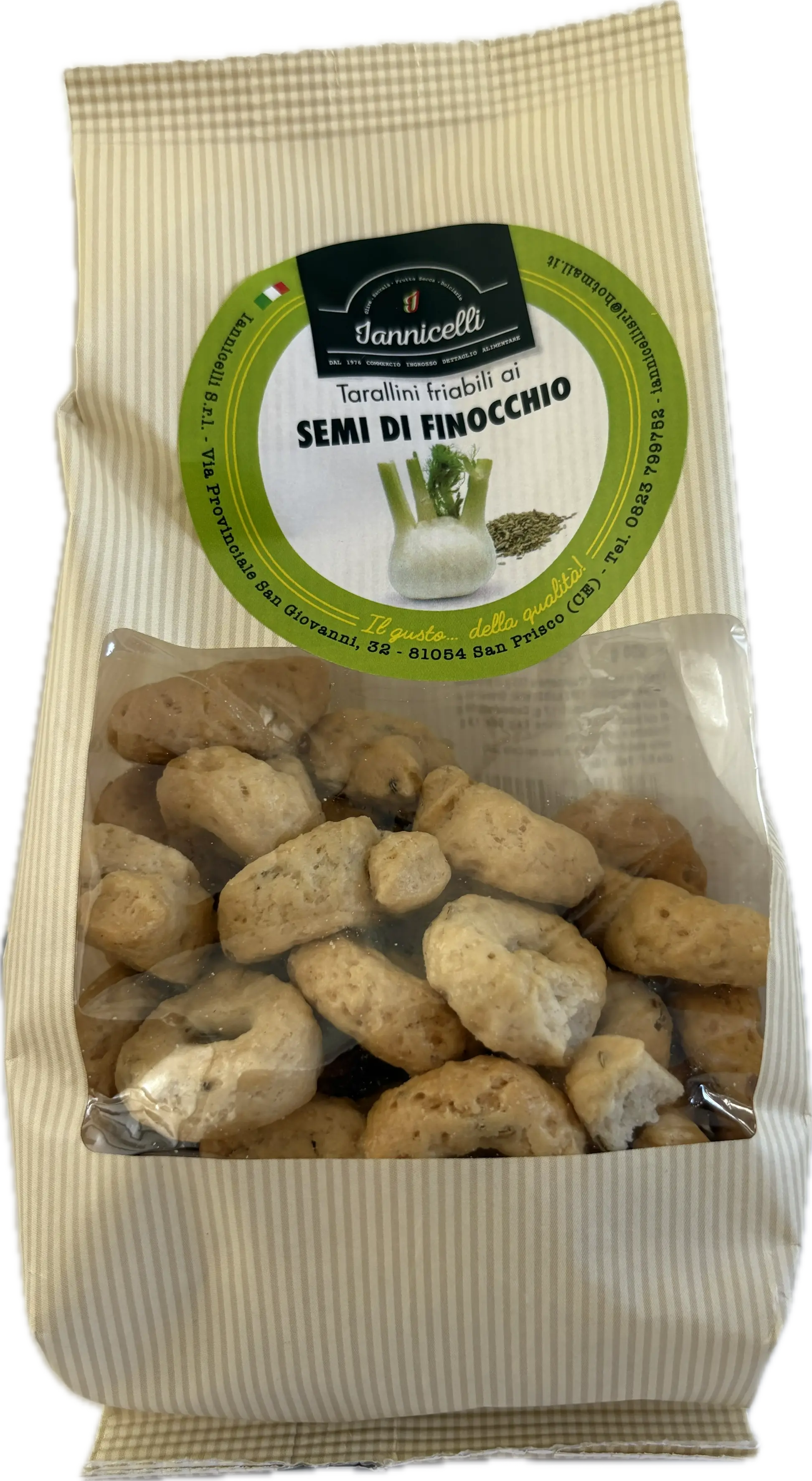Tarallini Friabili al Finocchietto 200gr-Patatine e Snack- Product vendor
