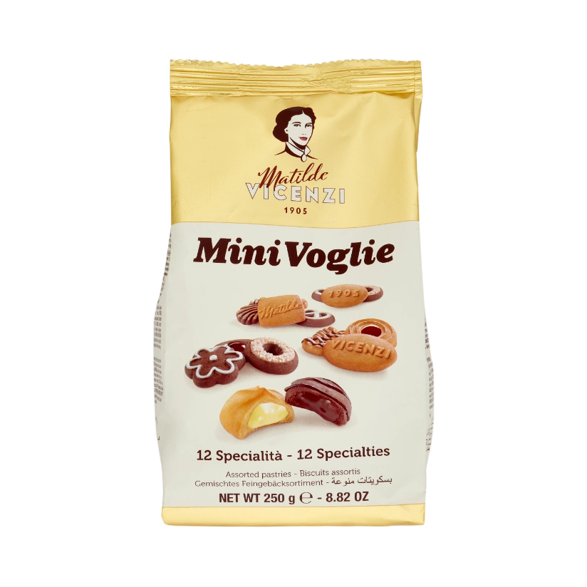 Vicenzi Minivoglie Assortite 250 gr - Biscotti - Matilde Vicenzi