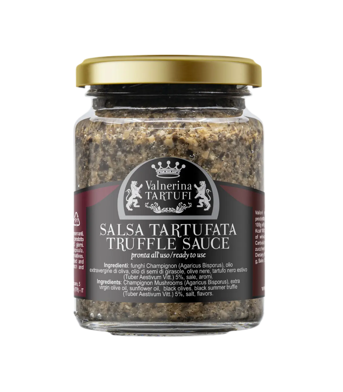 Valnerina Salsa Tartufata 5%-Pesti e Sughi pronti-  Valnerina Tartufi