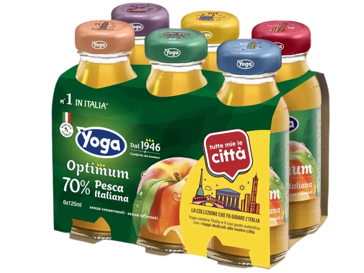 Yoga Optimum  70% Pesca Italiana 6x125ml-Bevande- Product vendor