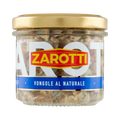 Zarotti Vongole al Naturale Sgusciate 110 g, vasetto di vetro con fascia blu