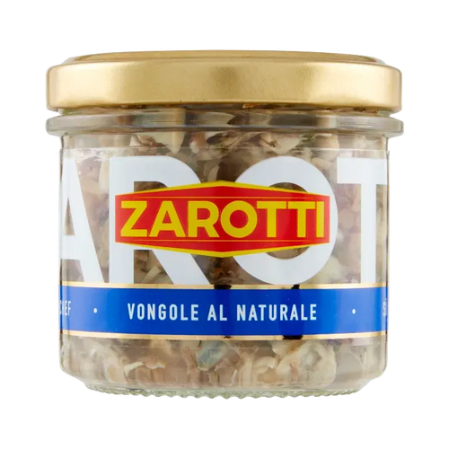 Zarotti Vongole al Naturale Sgusciate 110 gr - Tonno ed Acciughe - Zarotti