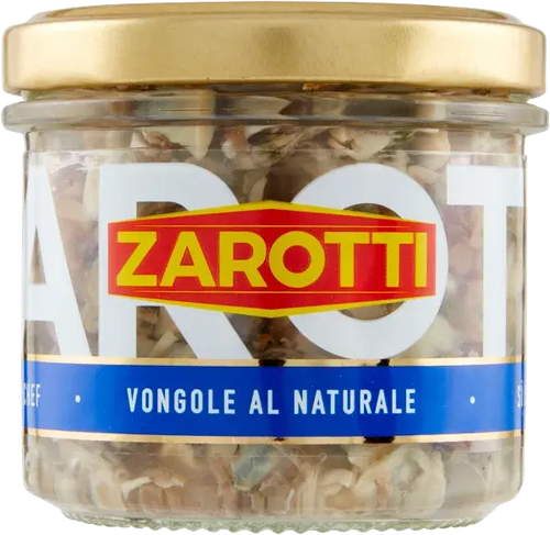Zarotti Vongole al Naturale Sgusciate 110 gr - Tonno ed Acciughe - Zarotti