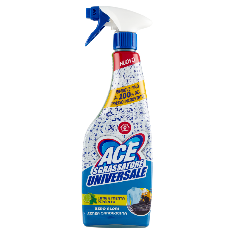 ACE Sgrassatore Universale Lime e Menta Piperita - 600 ml