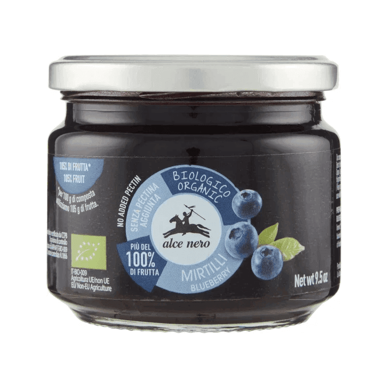 Alce Nero Composta di Mirtilli Bio 270 g, biologische bosbessencomposta