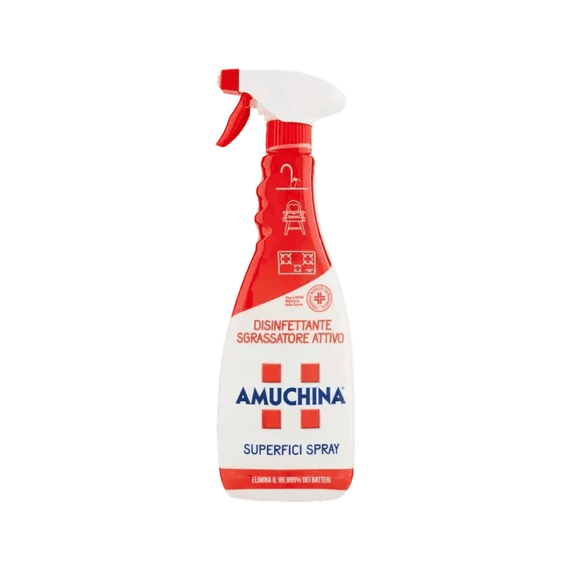 Amuchina Superfici Spray Disinfettante Sgrassatore Attivo - 750 ml - Cura della casa - Amuchina
