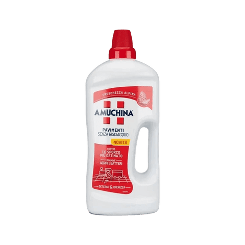 Amuchina Pavimenti Senza Risciacquo Freschezza Alpina 1,25 L, detergente pavimenti profumo alpino