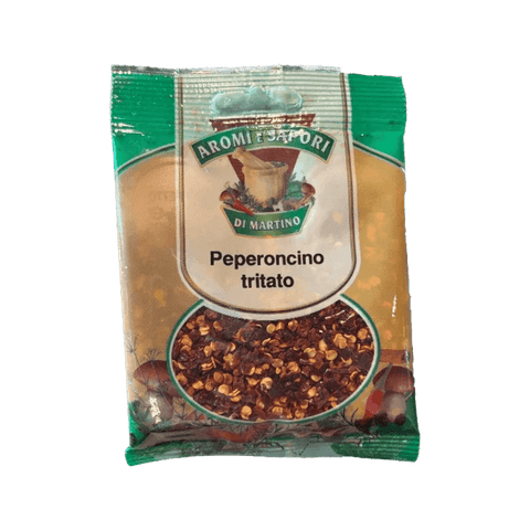 Aromi e Sapori di Martino Peperoncino Tritato 25 g, peperoncino rosso essiccato e piccante