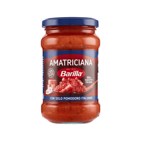 Barilla Sugo all'Amatriciana 300 g, sugo pronto con pomodoro e pancetta
