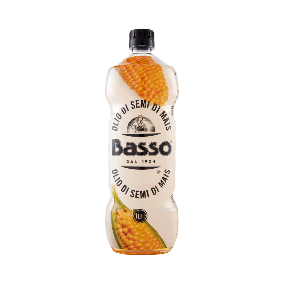 Basso Olio di Semi di Mais 1 L, olio dal gusto neutro