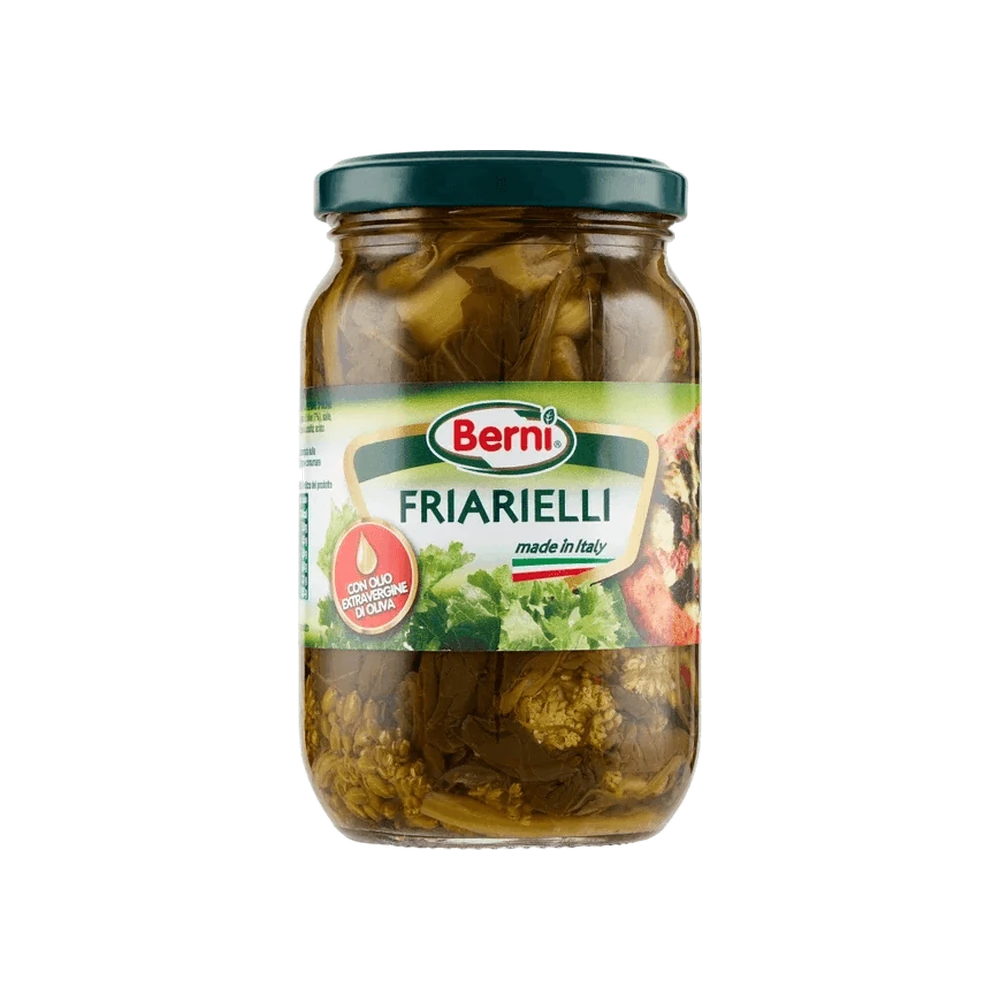 Berni Friarielli Napoletani 340 g, broccoletti in extra vergine olijfolie