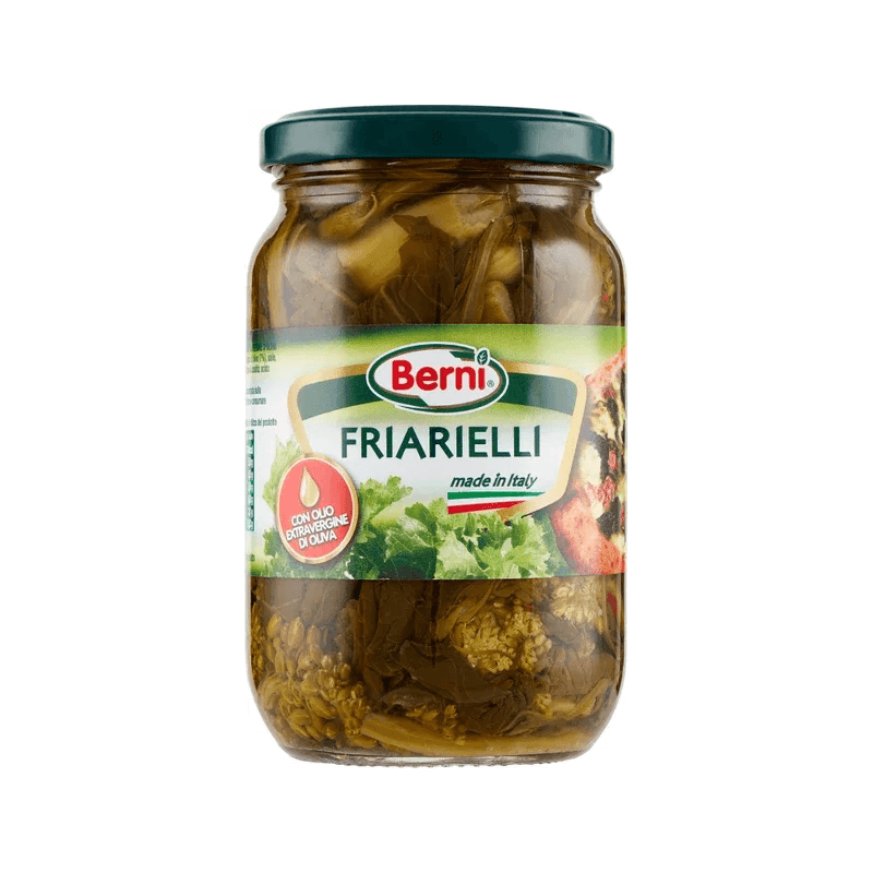 Berni Friarielli Napoletani 340 g, broccoletti in extra vergine olijfolie