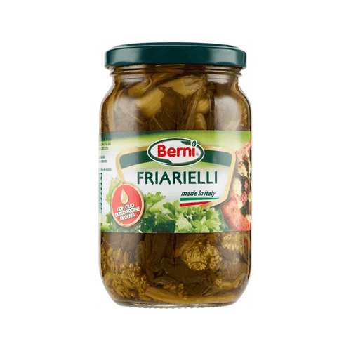 Berni Friarielli in Olio Extravergine di Oliva – 340 g - Sottoli e Augurken / zuur - Berni